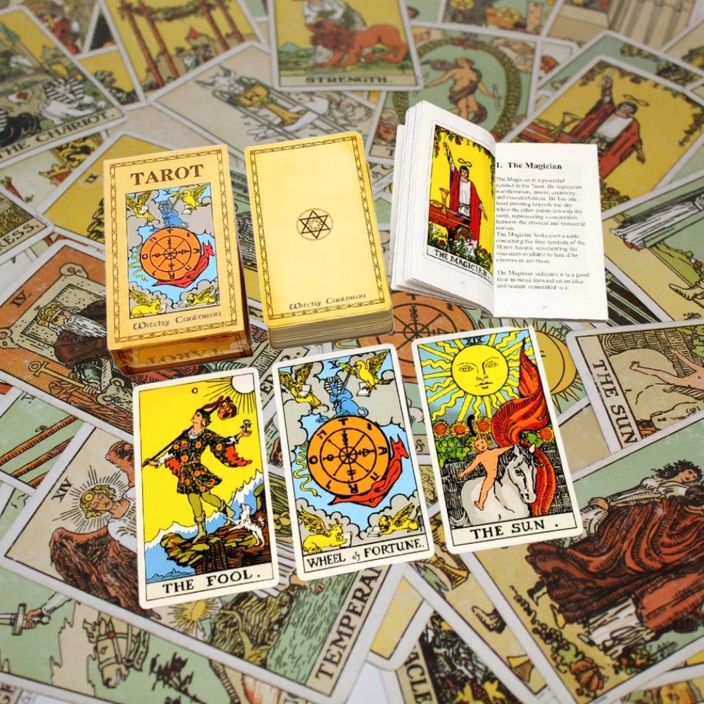 Tarot Cards With Guide Book For Beginner Rider Card Deck - Picture 7 of 9